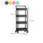Scandinavian Plastic Bookcase Standard Open Back Bookshelf with Shelves