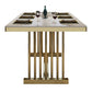 Glam Standard Kitchen Dining Table White Sintered Stone Dining Table with Trestle Base Clearhalo ' dining_table' 'Dining Tables & Seating' 'Dining Tables' 'furn' 'furn_dining_table' 'Furniture' 'furniture_dining_table' 'Kitchen & Dining Furniture' 'kitchen&dining_furn' 'kitchen' 'kitchen_dining_table' 1200x1200_03f1196a-de25-445e-a2ef-4740edb50e3e