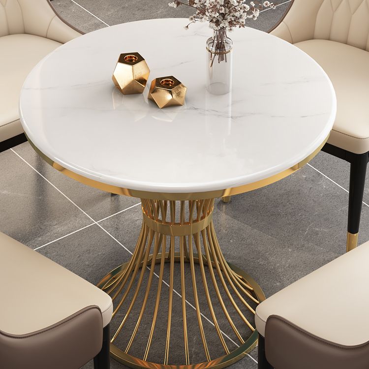 Moderne stijl stenen dinerset rond 1/2/3/5 stukken dinerset voor thuisgebruik