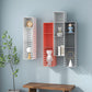 Contemporary Wall Unit Bookshelf Iron Horizontal Shelf,39.4"L x 9.8"W x 9.8"H Clearhalo 'Bookcases' 'furn' 'furn_bookcases' 'Furniture' 'furniture_bookcases' 'kitchen' 'kitchen_bookcases' 'Living Room Furniture' 'Office Furniture' 1200x1200_03fa2d28-af15-440c-aa8b-8090b45e28f5