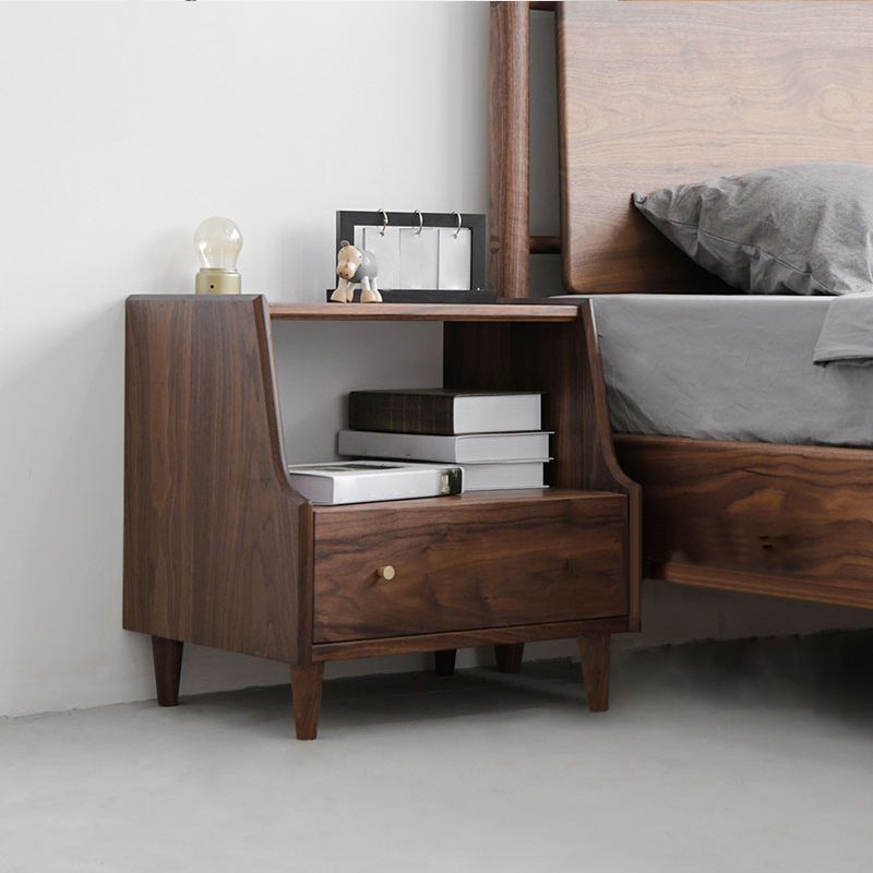 1 Drawer Medium Wood Nightstand Modern Solid Wood Night Table ,19.7" Tall Clearhalo 'Bedroom Furniture' 'furn' 'furn_night_stand' 'Furniture' 'night_stand' 'Nightstands' 1200x1200_03fb37cb-5e2b-49bd-9964-658b9f419e84