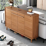 Modern Rectangle Wood Side Cabinet Bar Pulls Cabinet With Doors Clearhalo 'Cabinets & Chests' 'cabinets_chests' 'furn' 'furn_cabinets_chests' 'Furniture' 'Living Room Furniture' 1200x1200_03fb39ff-2f43-458d-b4d4-3ed036f21044