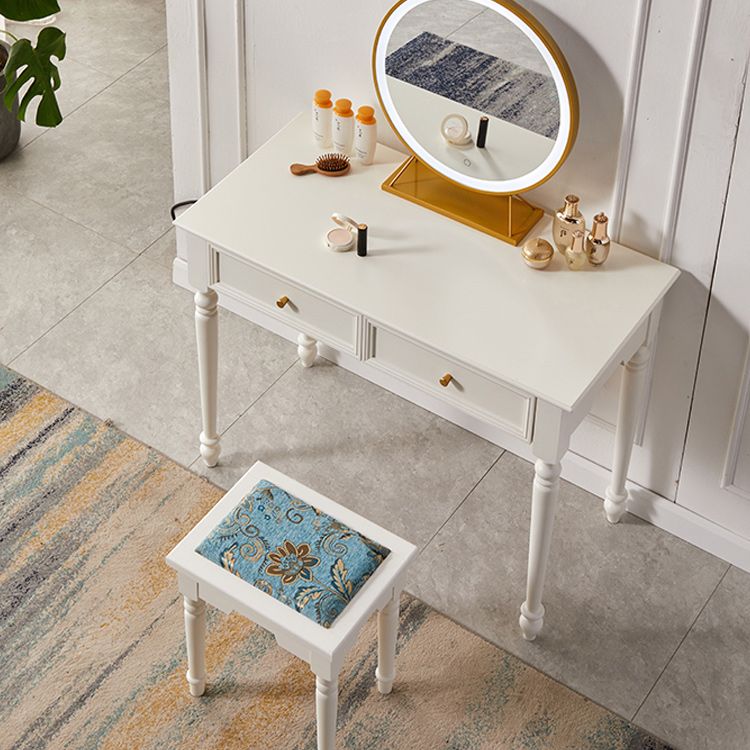 17.72 "brede ijdelheidsset met laden massief houten make-up ijdelheid