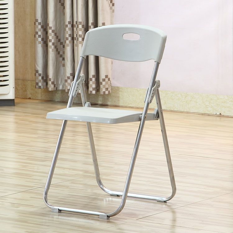 Sedia per ufficio imbottita in plastica senza bracciale moderna sedia da back office