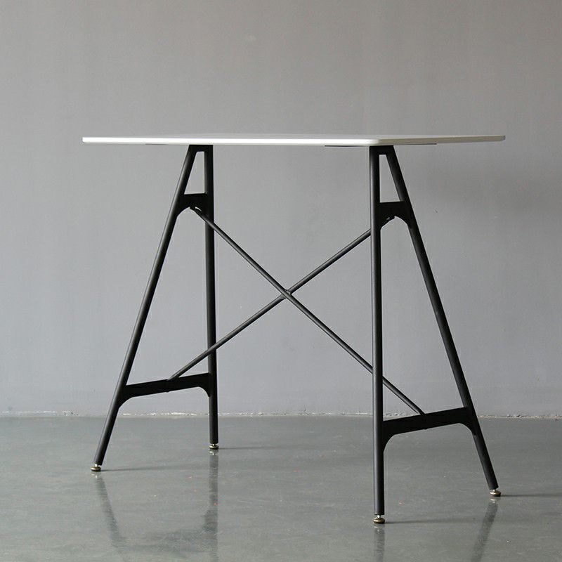 Industrial Style Bar Table Artificial Wood Top 42-inch Bar Table for Dining Room Clearhalo 'Bar Furniture' 'Bar Tables' 'bar_tables' 'furn' 'furn_bar_tables' 'Furniture' 'furniture_bar_tables' 'Kitchen & Dining Furniture' 'kitchen&dining_furn' 'kitchen' 1200x1200_03fd0a01-d9d8-42e6-a472-34b776b1f64c