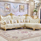 Contemporary French Country Sectional Sofa Leather Sleeper Sectional