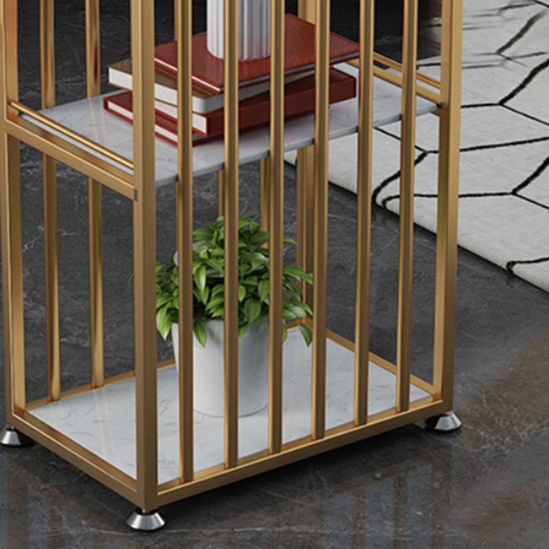 Mesa de bar Glam de mármol sintético, mesa de mostrador rectangular de 1/2/3 piezas