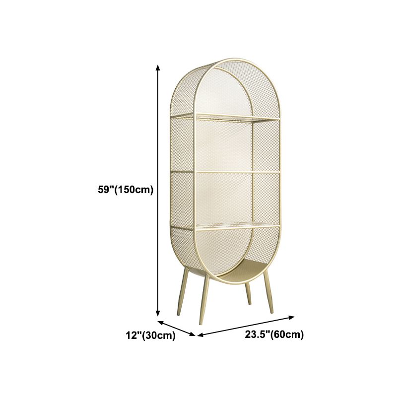 Glam Style Bookshelf Closed Back Bookcase forStudy Room Home Office Clearhalo 'Bookcases' 'furn' 'furn_bookcases' 'Furniture' 'furniture_bookcases' 'Office Furniture' 1200x1200_0404875d-fc1b-41f3-a666-30002b5d6842