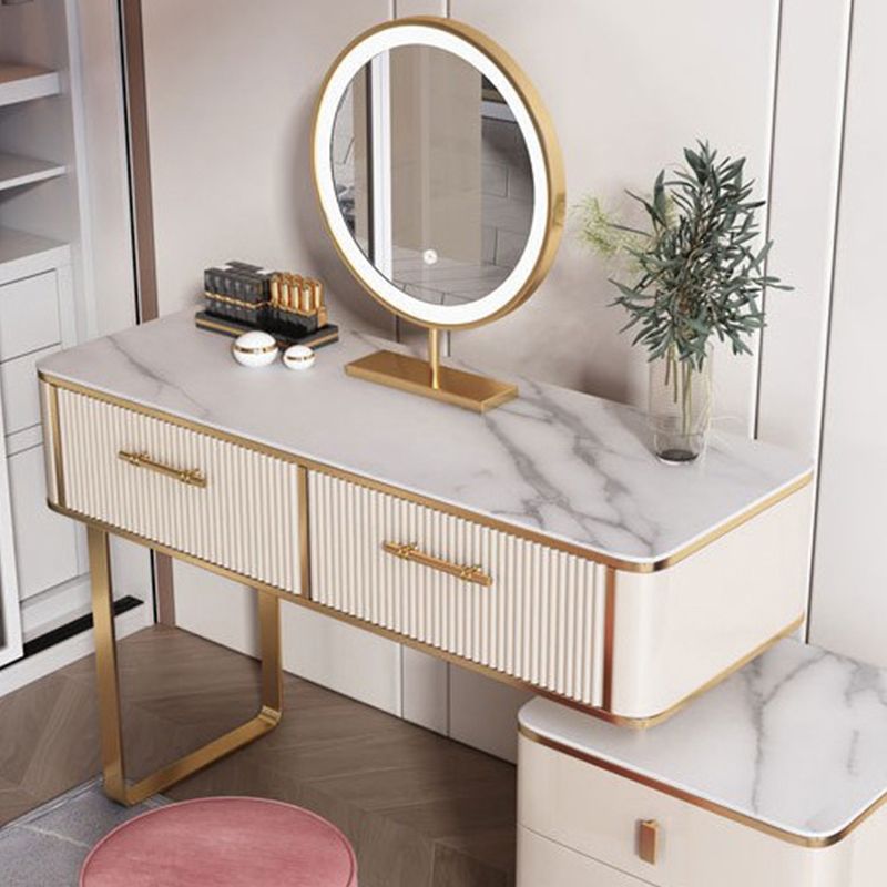 Glam 17.71 "tavolo da toeletta set di vanità largo con cassetto