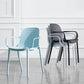 Contemporary Style Plastic Dining Armchairs Solid Back Dining SIde Chair Clearhalo ' kitchen&dining_furn' 'Dining Chairs' 'Dining Tables & Seating' 'dining_chair' 'furn' 'furn_dining_chair' 'Furniture' 'furniture_dining_chair' 'Kitchen & Dining Furniture' 'kitchen' 1200x1200_0405a8f7-1a88-4b99-b64e-33ad618fb6dc