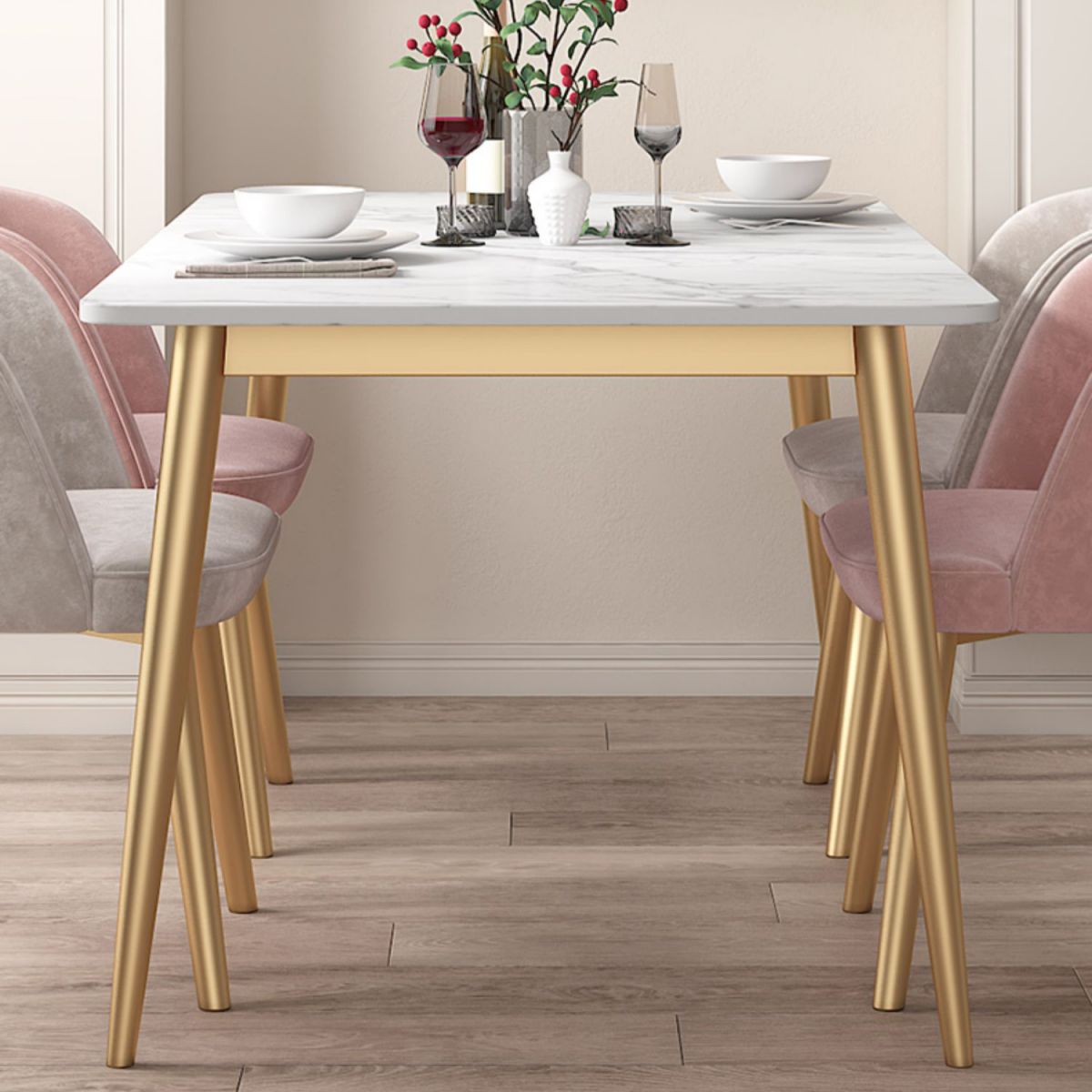 Traditional Luxury Rectangle 4-foot Dining Site Table Stone Dining Room Collection Clearhalo ' dining_table' 'Dining Tables & Seating' 'Dining Tables' 'furn' 'furn_dining_table' 'Furniture' 'furniture_dining_table' 'Kitchen & Dining Furniture' 'kitchen&dining_furn' 'kitchen' 'kitchen_dining_table' 1200x1200_04069a8a-9066-401f-8a4f-a7f02bf119a2