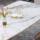 Traditional Luxury Rectangle Dining Site Table Stone Dining Room Home Furniture for Home Clearhalo ' dining_table' 'Dining Tables & Seating' 'Dining Tables' 'furn' 'furn_dining_table' 'Furniture' 'furniture_dining_table' 'Kitchen & Dining Furniture' 'kitchen&dining_furn' 'kitchen' 'kitchen_dining_table' 1200x1200_04087d05-a763-4d2d-83ed-b047847323aa