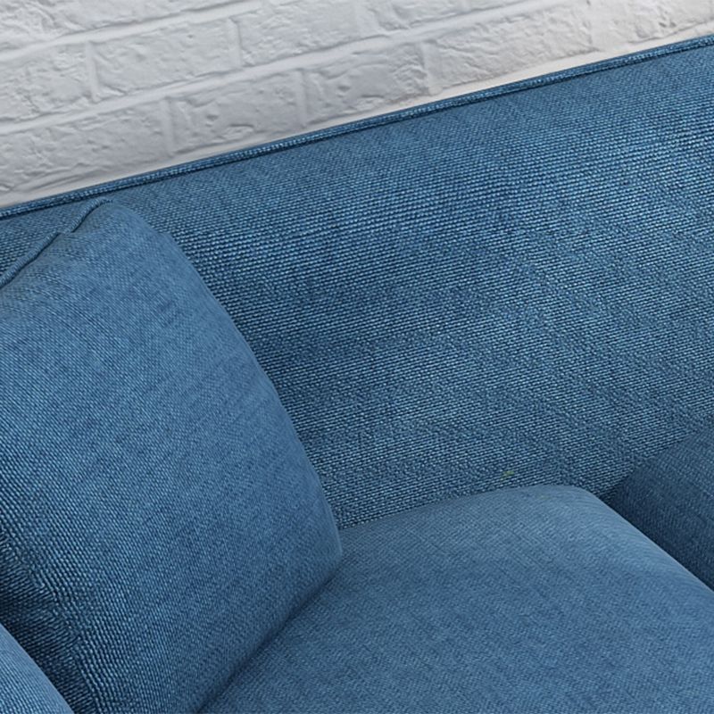 Zeitgenössischer Wohnzimmer Stoff quadratische Armkissen Standard -Sitzgelegenheiten