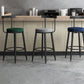 Modern Counter Round Bar Stool Armless Velvet Bar Stool with Footrest Iron Base Clearhalo 'Bar Furniture' 'Bar Stools' 'bar_stools' 'furn' 'furn_bar_stools' 'furniture_bar_stools' 'Kitchen & Dining Furniture' 'kitchen&dining_furn' 'kitchen' 'kitchen_furn' Furniture' 1200x1200_04099efd-b972-42d1-bf3b-a4f5da96d2d2