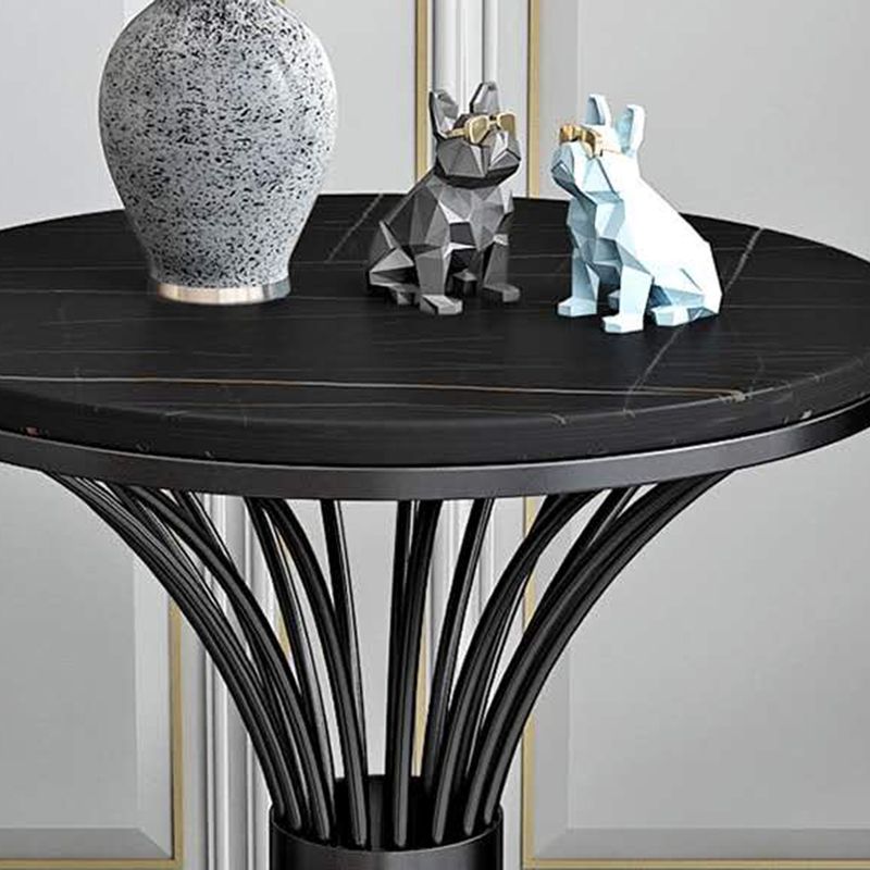 Table de l'extrémité latérale minimaliste rond