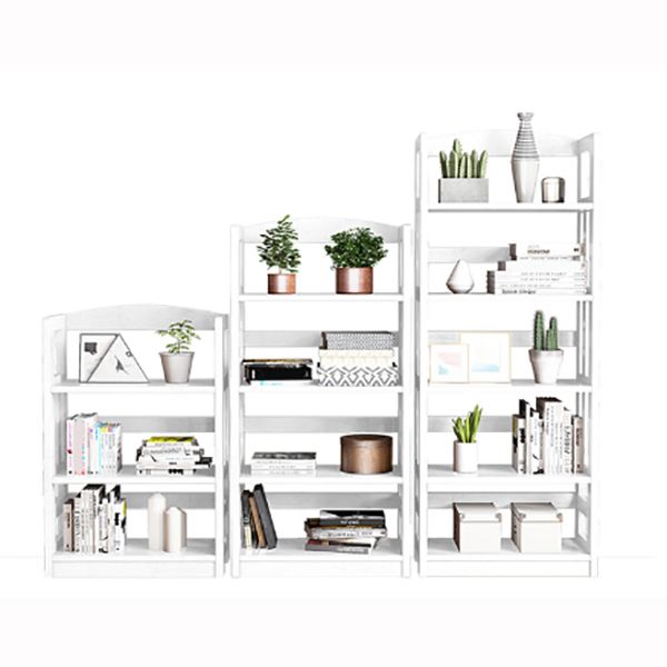 Estantería moderna de madera estantería vertical para sala de estar