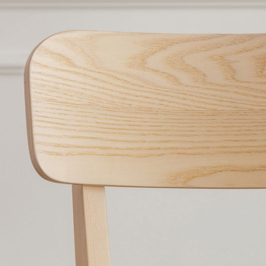 Contemporary Style Side Chair Wood Open Back Dining Room Chair for Dining Room