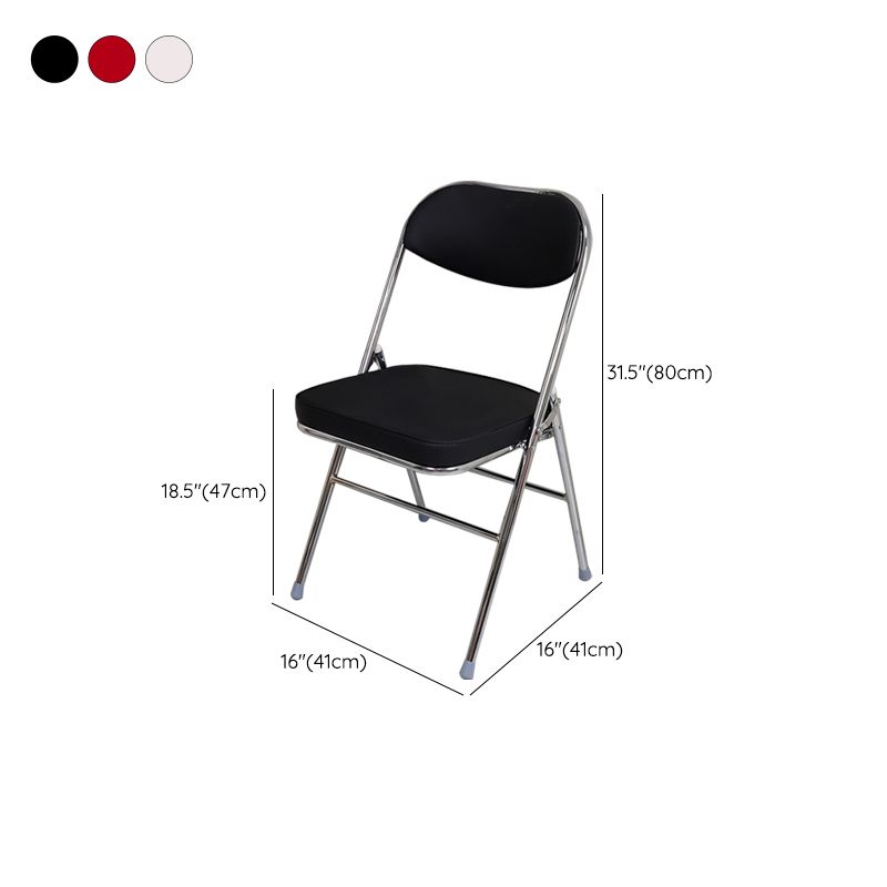 Contemporary Ergonomic Conference Chair Leather Office Chair without Arm Clearhalo 'furn' 'furn_office_chair' 'Furniture' 'Office Chairs' 'Office Furniture' 'office_chair' 1200x1200_040e65b2-be11-4d6f-ac37-f896b04dfbe7