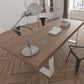 Rectangle Double Pedestal Luxury Dining Table Fixed Table with Pine Solid Wood Clearhalo 'Dining Tables & Seating' 'Dining Tables' 'dining_table' 'furn' 'furn_dining_table' 'Furniture' 'furniture_dining_table' 'Kitchen & Dining Furniture' 'kitchen' 'kitchen_dining_table' 1200x1200_040eaf21-defd-4444-a563-4796e82c3607