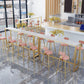 Faux Marble Pub Table Set Modern 1/7 Pieces Bar Stool and Table Set Clearhalo 'Bar Furniture' 'furn' 'furn_home_bar_bar_sets' 'Furniture' 'Home Bars & Bar Sets' 'home_bar_bar_sets' 'Kitchen & Dining Furniture' 1200x1200_040f973e-efcd-4d58-8658-8bba28b5e2c3