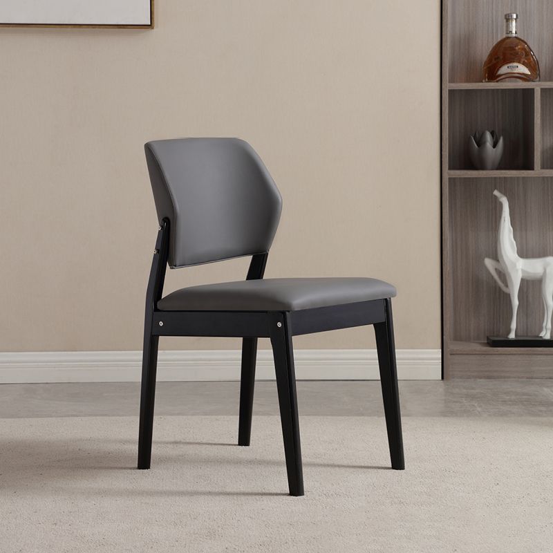Upholstered Kitchen Side Chair Modern Style Open Back Armless Chair Clearhalo 'Dining Chairs' 'Dining Tables & Seating' 'dining_chair' 'furn' 'furn_dining_chair' 'Furniture' 'Kitchen & Dining Furniture' 1200x1200_04100331-dba1-4977-b530-273d09d3bab2