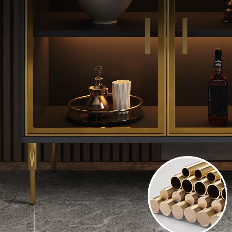 3-drawer Sideboard Cabinet with Drawers Glam Buffet Sideboard Clearhalo 'buffet_sideboard' 'Buffets & Sideboards' 'furn' 'furn_buffet_sideboard' 'Furniture' 'Kitchen & Dining Furniture' 1200x1200_0410211a-bb68-4f5e-ba85-f40b1189419e