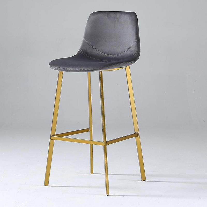 Nordic Style Leather Upholstered Barstool 4 Legs Bar Stool for Dining Room Clearhalo 'Bar Furniture' 'Bar Stools' 'bar_stools' 'furniture_bar_stools' 'Kitchen & Dining Furniture' 'kitchen&dining_furn' 'kitchen' 'kitchen_furn' Furniture' 1200x1200_0414af12-24dd-4cd2-a36f-89d2f8530a14