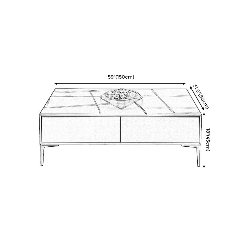 Tavolino nero in stile moderno fatto di legno di lastre di roccia rotonda