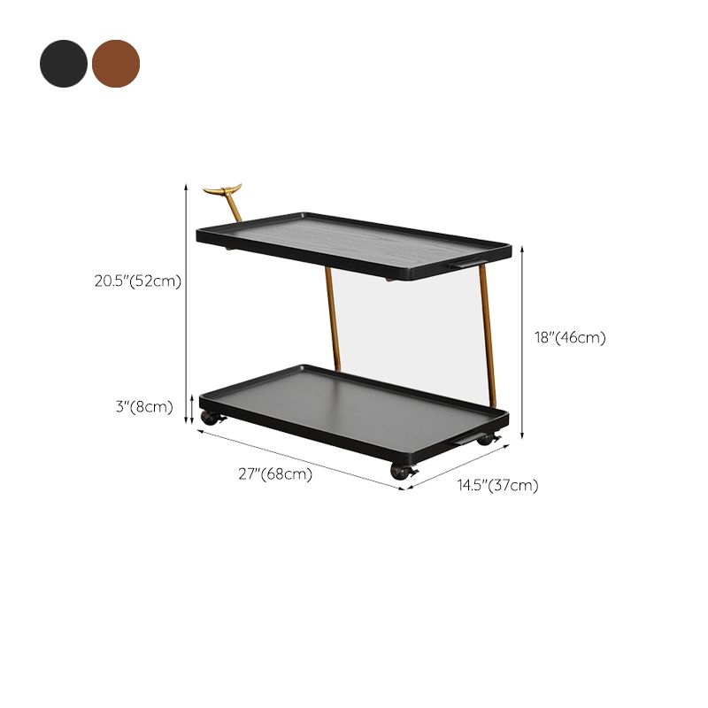 20.47" Tall Tray Top Side Accent Table Solid Wood End Slide Table Clearhalo 'Coffee & Accent Tables' 'End & Side Tables' 'end_side_tables' 'furn' 'furn_end_side_tables' 'Furniture' 'Living Room Furniture' 1200x1200_0418af02-d469-4999-8f16-4e042b355f62