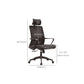 Contemporary Breathable AirGrid Desk Chair Microfiber Conference Arm Chair Clearhalo 'furn' 'furn_office_chair' 'Furniture' 'Office Chairs' 'Office Furniture' 'office_chair' 1200x1200_0418c546-4ac7-4ab4-b8e6-9f15c6724cea