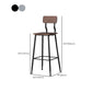 Modern Solid Wood Counter Stool Armless Bar Height Bar Stool with Footrest Clearhalo 'Bar Furniture' 'Bar Stools' 'bar_stools' 'furn' 'furn_bar_stools' 'Furniture' 'Kitchen & Dining Furniture' 1200x1200_0419d4ed-2f30-4088-8e3e-c30b8b96e730