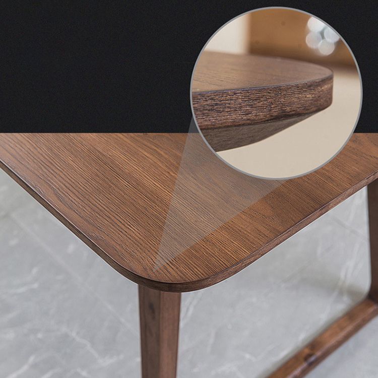 Pine Wood Dining Table Industrial Rectangle Table with Sled Base Clearhalo 'Dining Tables & Seating' 'Dining Tables' 'dining_table' 'furn' 'furn_dining_table' 'Furniture' 'Kitchen & Dining Furniture' 1200x1200_041b8e58-2f8c-4c2d-9a8f-36ce07c8519c