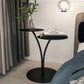 Tavolo di accento metallico comodino tavolo da notte contemporanea in bianco/nero