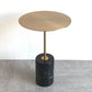 Round Pedestal Side Table Contemporary Mental Top End Table for Living Room Clearhalo 'Coffee & Accent Tables' 'End & Side Tables' 'end_side_table' 'end_side_tables' 'furn' 'furn_end_side_tables' 'Furniture' 'furniture_end_side_table' 'Living Room Furniture' 1200x1200_041daad6-a684-493c-8b68-3d2ece854861
