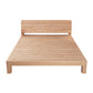Scandinavian Solid Wood Bed Natural Bed With Custom Wood Legs