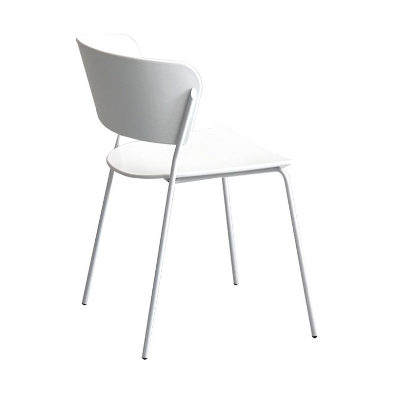 Plastic Scandinavian Indoor-Outdoor Side Chair Open Back Chair Clearhalo ' kitchen&dining_furn' 'Dining Chairs' 'Dining Tables & Seating' 'dining_chair' 'furn' 'furn_dining_chair' 'Furniture' 'furniture_dining_chair' 'Kitchen & Dining Furniture' 'kitchen' 1200x1200_0424c2ab-ebce-428c-9a36-9924010f8488