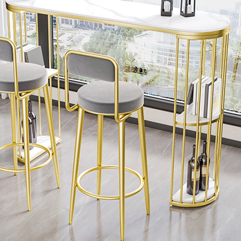 Modern Style Bar Table Set 1/2/3 Pieces Stone Rectangle Bistro Set for Indoor Clearhalo 'Bar Furniture' 'furn' 'furn_home_bar_bar_sets' 'Furniture' 'Home Bars & Bar Sets' 'home_bar_bar_sets' 'Kitchen & Dining Furniture' 1200x1200_0427a18f-7faf-4d24-9f6c-5446d4fd33fe