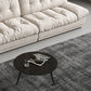Armless Sofa Stain Resistant Standard Sofa with Tufted Split-Back