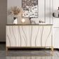Hedendaagse stijl Credenza Stone Dining Buffet met kasten