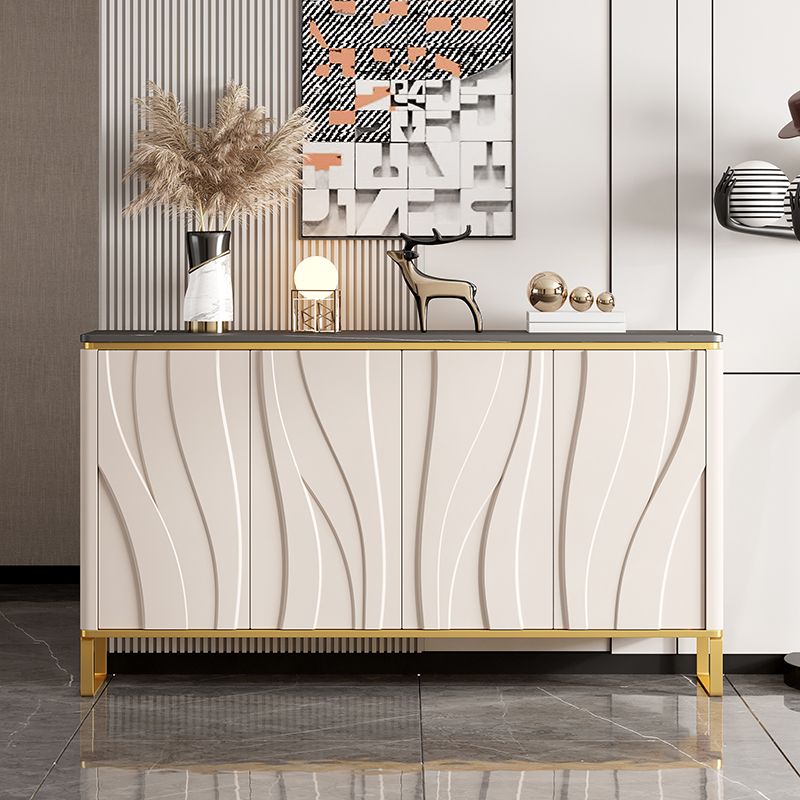 Hedendaagse stijl Credenza Stone Dining Buffet met kasten