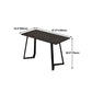 Industrial Iron Dining Table Stone Dining Furniture with Metal Base Clearhalo 'Dining Tables & Seating' 'Dining Tables' 'dining_table' 'furn' 'furn_dining_table' 'Furniture' 'Kitchen & Dining Furniture' 1200x1200_042af474-8a52-47bf-9013-848feaa4808e