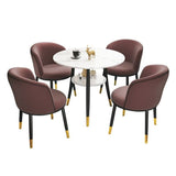 Stone Dining Table Traditional Luxury Round Dining Site Table with Tripod Base Clearhalo ' dining_table' 'Dining Tables & Seating' 'Dining Tables' 'furn' 'furn_dining_table' 'Furniture' 'furniture_dining_table' 'Kitchen & Dining Furniture' 'kitchen&dining_furn' 'kitchen' 'kitchen_dining_table' 1200x1200_042ba438-4c77-4ed0-86bf-e813ea7bf74a