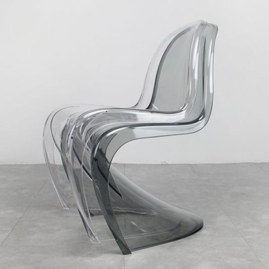 Contemporary Style Plastic Dining Armless Chair Curved Dining Solid Chair (Set of 4) Clearhalo ' kitchen&dining_furn' 'Dining Chairs' 'Dining Tables & Seating' 'dining_chair' 'Furniture' 'furniture_dining_chair' 'Kitchen & Dining Furniture' 'kitchen' 1200x1200_042cf20f-a226-4897-b410-804e5ac1ecfd