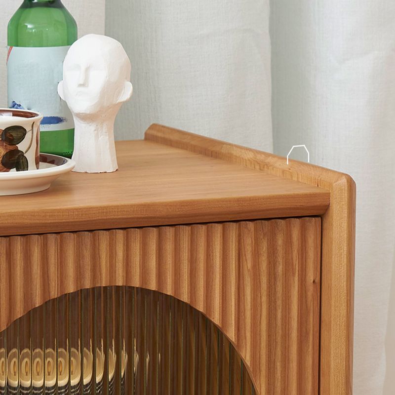 Comodino contemporaneo comodino in legno massiccio mobile per camera da letto