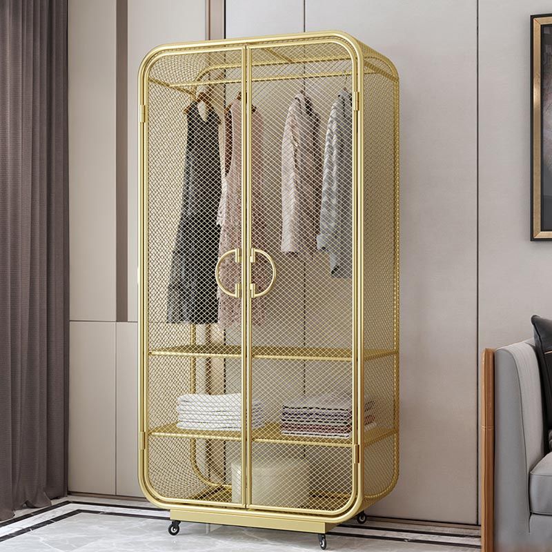 Armadio in metallo camera da letto Armadio rettangolare del guardaroba rettangolare