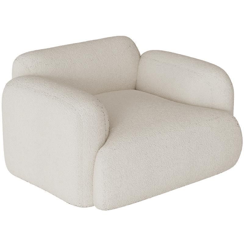 Sofa stationnaire résistant aux taches Pas de canapé arrière serré pénible