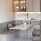 Simple Style Dining Table Acrylic Legs Table Home Rectangle Dining Table Clearhalo 'Dining Tables & Seating' 'Dining Tables' 'dining_table' 'furn' 'furn_dining_table' 'Furniture' 'furniture_dining_table' 'Kitchen & Dining Furniture' 1200x1200_04379b2d-e5bd-426d-8151-7a44966c2f05