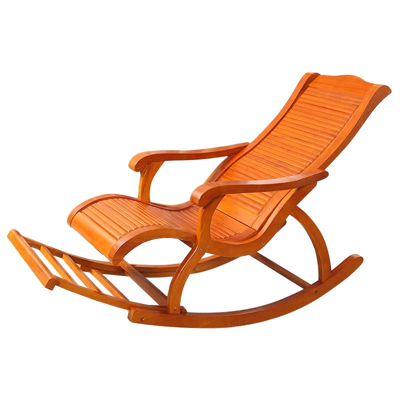 Chaise de culbuteur traditionnelle Solide Rocker Rocker Rocker Rocker dans le salon