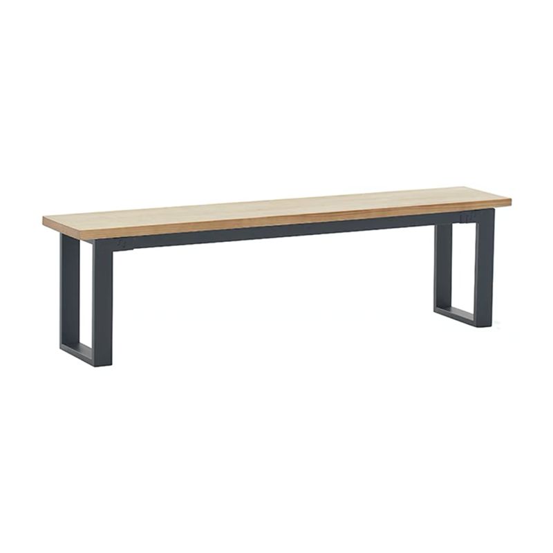 11.7-inch W Modern Seating Bench Solid Wood Metal Solid Color Bench Clearhalo 'Benches' 'Chairs & Seating' 'furn' 'furn_benches' 'Furniture' 'Living Room Furniture' 1200x1200_043aa9b8-e327-40dc-95f0-c335f705a4ba