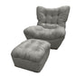 Recliner Recliner Presentata Solid Color Scandinavo Recliner Standard